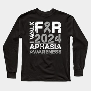 Aphasia Awareness Walk 2024 Long Sleeve T-Shirt